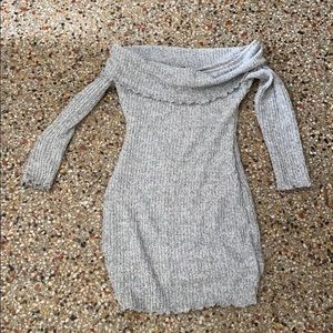 Long sleeved knit dress